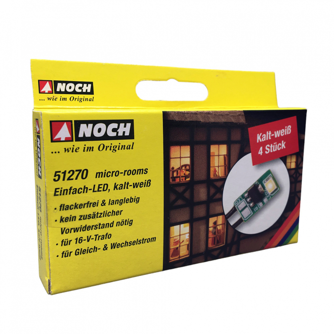 LED, blanc froid pour micro-pièce - NOCH 51270