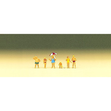 Famille à la plage - PREISER 88524 - Z 1/220