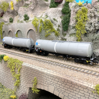 ROCO 67956 HO - Set de 12 wagons citerne SNCB et SNCF ep V - Roco