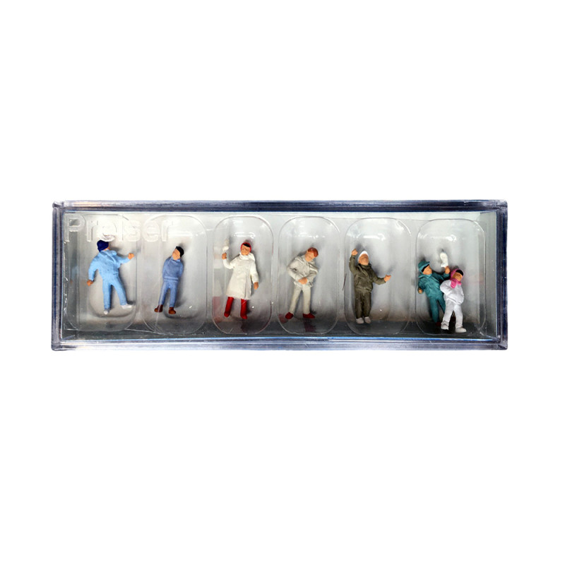 Enfants (x7) - PREISER 14007 - HO 1/87