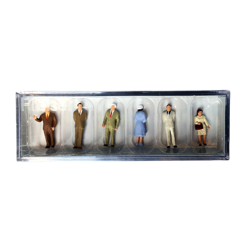 Passants (x6) - PREISER 14125 - HO 1/87