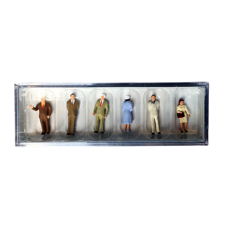 Passants (x6) - PREISER 14125 - HO 1/87
