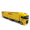 Camion remorque volumétrique Iveco S-way GNL DHL, Jaune - Herpa 315890 - 1/87