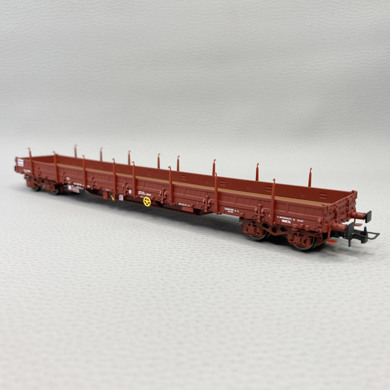 Wagon plate-forme à ranchers, Res "Unimetal", SNCF, Ep IV - JOUEF HJ6258 - HO 1/87