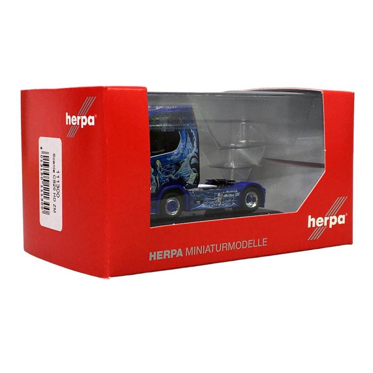Scania tracteur monoplace CS20, Bleu - Herpa 111300 - 1/87