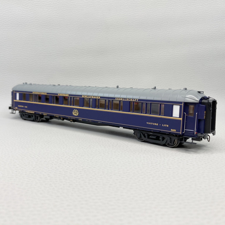 Voiture lits 3451, WL SG20, livrée 1968, CIWL, Ep IV - LSMODELS 49149 - HO 1/87