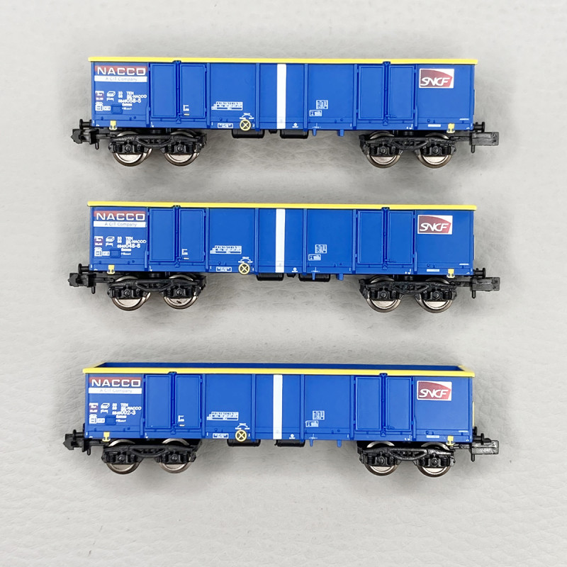 Arnold HN6535 - 2 Wagons Tombereaux Eaos Gris SNCF ép. IV - Modélisme Ferroviaire échelle N 1/160