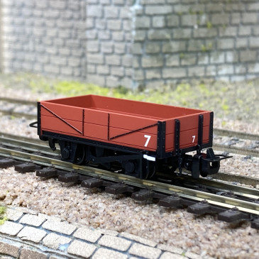 Wagon tombereau 2 essieux, RNAD, Welsh Highland Railway - BACHMANN 393-151 - HOe 1/76, OO9