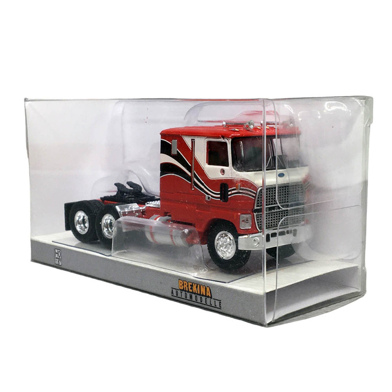 Camion, tracteur Ford CLT 9000, Bleu & Argent - Brekina 85880 - HO 1/87