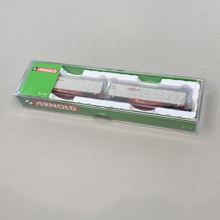 2 wagons bâchés Kils, "Rail Cargo Austria", ÖBB, Ep V et VI - ARNOLD HN6697 - N 1/160