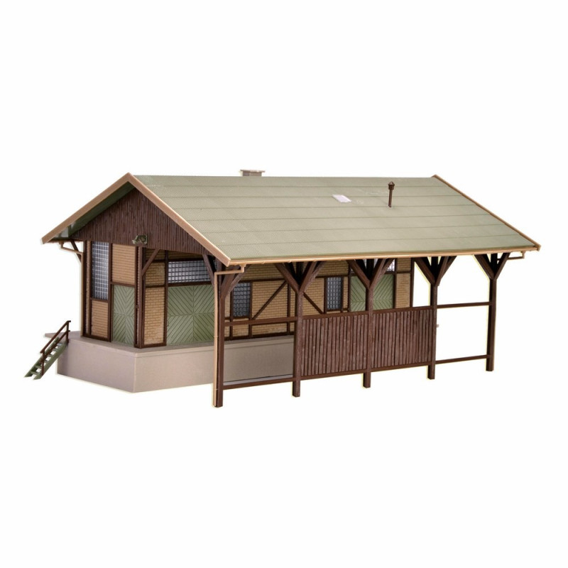 Kit De Construction Gare Kibri 3530 "Reith" HO - Maquette à Monter En Briques - Neuf (Boîte Ouverte)