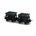 2 wagonnets de mine  -HOe-1/87-ROCO 34600