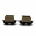 2 wagonnets de mine  -HOe-1/87-ROCO 34603