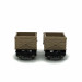 2 wagonnets de mine  -HOe-1/87-ROCO 34603