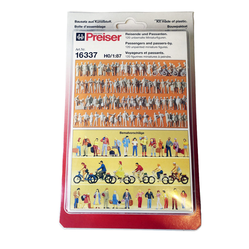 PREISER Figuren in historischer Kleidung Länderbahn-Motive 1:87 / H0 AC - neu eB