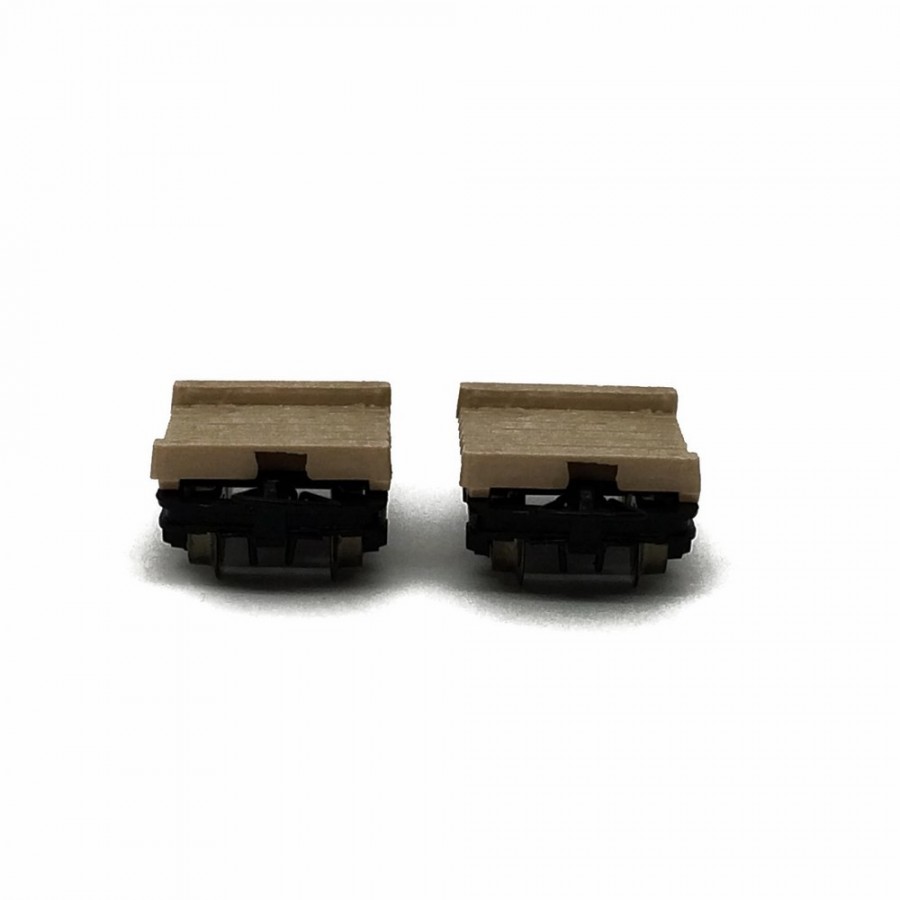 2 wagonnets de mine  -HOe-1/87-ROCO 34607
