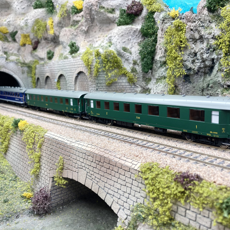 Voiture Restaurant Liliput HO – Orient Express, Réf 261, Pour Train électrique
