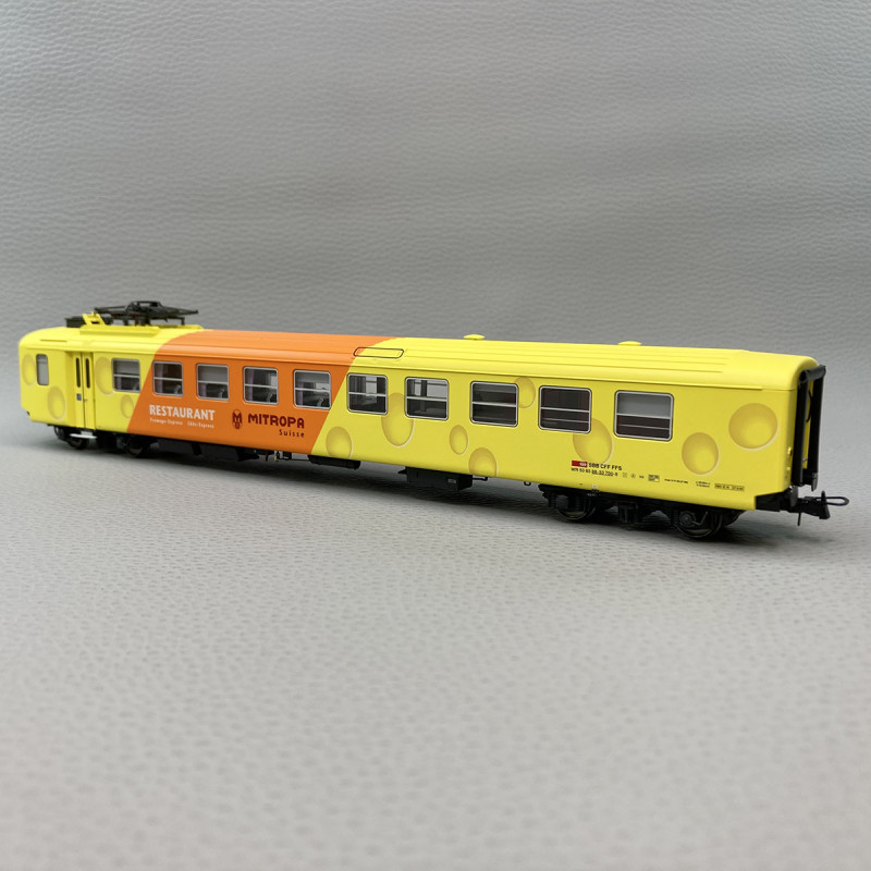 Märklin HO voiture restaurant SBB CFF rouge Dr4 10127 sans boîte - Modélisme