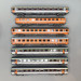 Rame 7 voitures, train Express "Vauban", SNCF, SNCB, Ep IV - LSMODELS MW2007 - HO 1/87