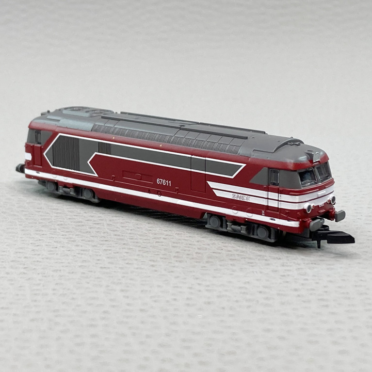 Locomotive diesel BB 67611 "Capitole", Sncf, Ep VI - AZAR MODELS L01-CA1 - Z 1/220