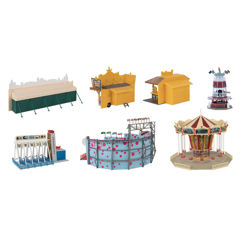 Kit de fête foraine, époque IV - FALLER 140460 - HO 1/87