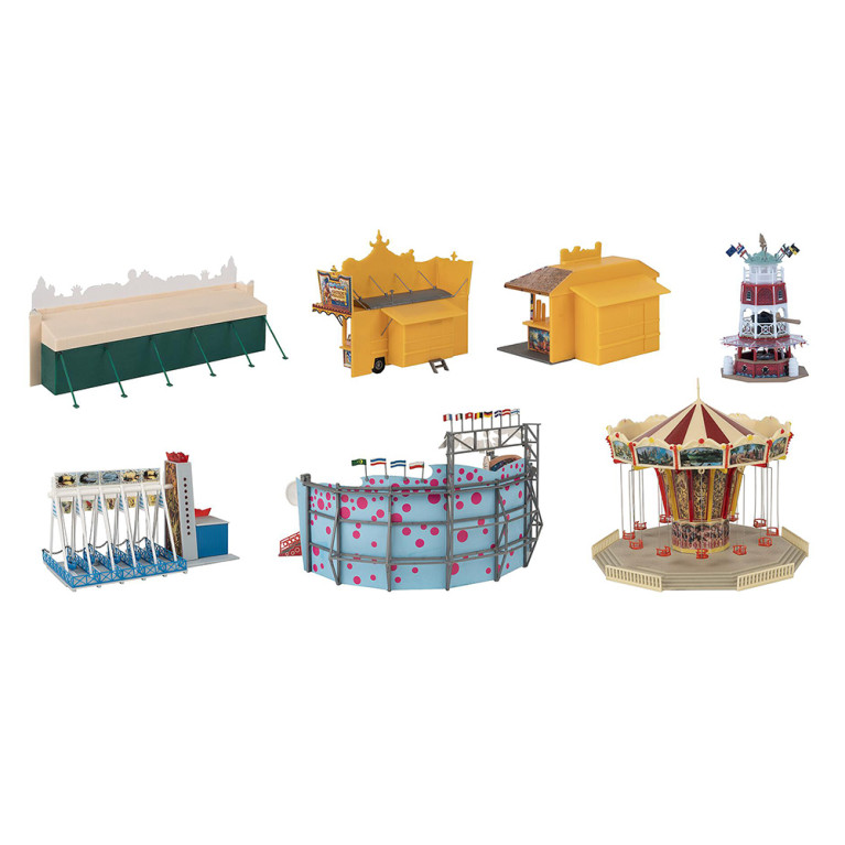 Kit de fête foraine, époque IV - FALLER 140460 - HO 1/87