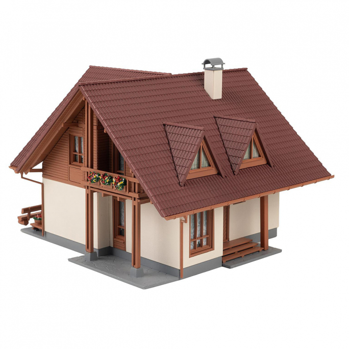 Maison individuelle Rustica, époque IV - FALLER 130659 - HO 1/87