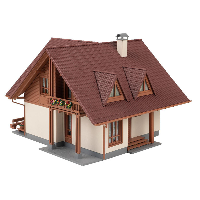 Maison individuelle Rustica, époque IV - FALLER 130659 - HO 1/87