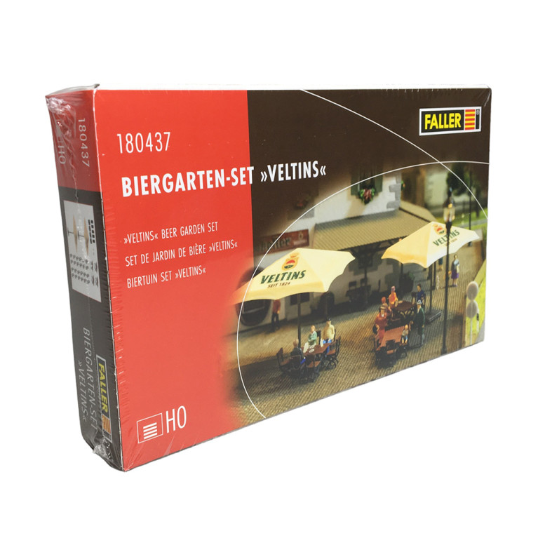 Set de jardin de bière Veltins, époque IV - FALLER 180437 - HO 1/87