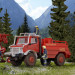 Camion de pompier Unimog Mercedes  -HO-1/87-KIBRI 18270