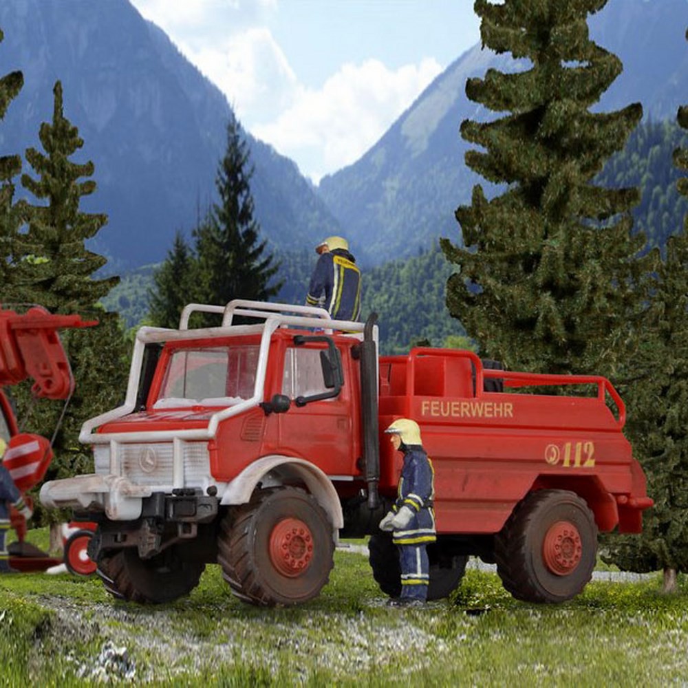 Camion de Pompiers Schlingmann TLF-HO-1/87-RIETZE 68273 modélisme