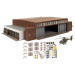 Hangar avec hélicoptère, époque III - FALLER 144111 - HO 1/87