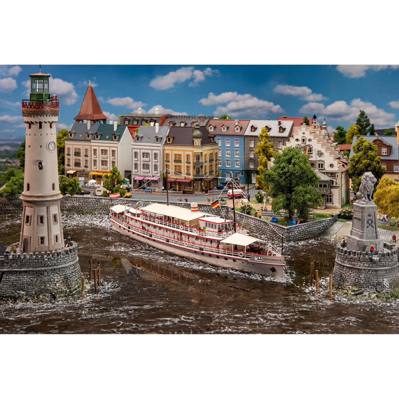 Outland Models Ensemble de bateau hors-bord avec figurines Échelle 1:160 N