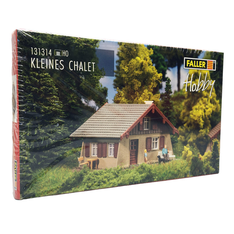Maquette FALLER 131314 - Petit Chalet Alpin 1:87 H0 - 54 Pièces - Niveau Facile - Idéal Pour Diorama Miniature