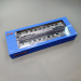 2 voitures inox DEV courtes, A8, 1CL + B6D, fourgon/2CL, Sncf, Ep IV - JOUEF HJ4176 - HO 1/87
