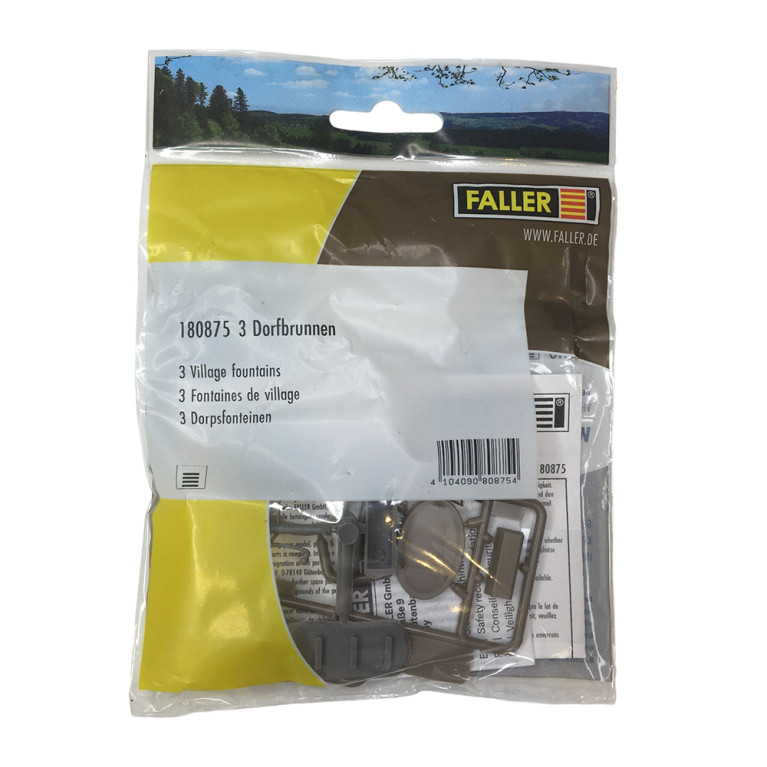 3 fontaines de village - Faller 180875 - HO 1/87