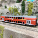 Voiture à deux niveaux, DABz 756, mixte 1/2CL, express régional, DB, Ep V - MARKLIN 40400 - HO 1/87