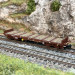 Wagon plat à ranchers, Rgmms, avec chargement de rails, FS, Ep V - FLEISCHMANN 6660002 - N 1/160