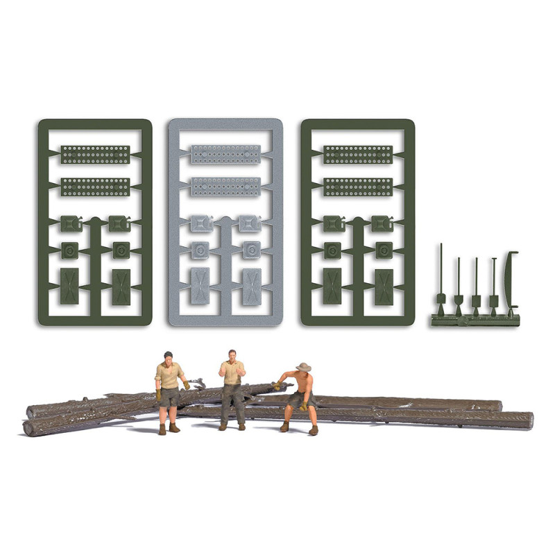 Equipe en expédition - BUSCH 79829 - HO 1/87