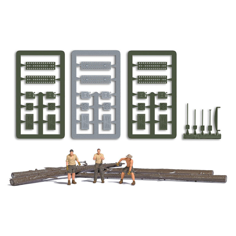 Equipe en expédition - BUSCH 79829 - HO 1/87