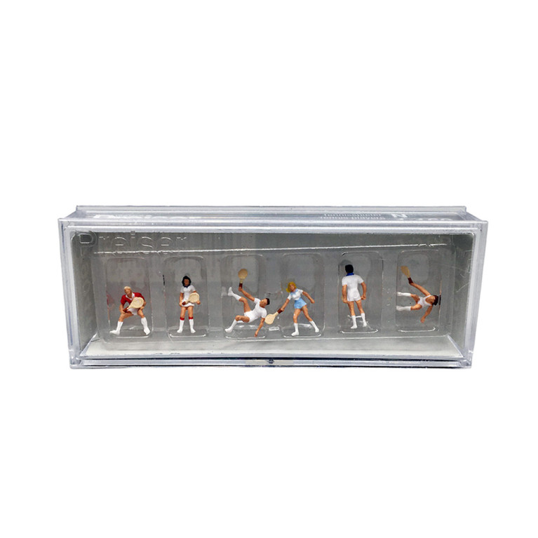 Joueurs de tennis (x6) - PREISER 79041 - N 1/160