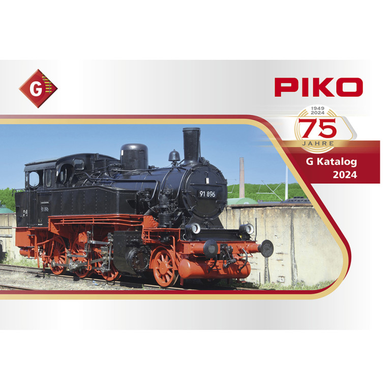 Catalogue PIKO 2024, 75 ans, 202 pages - PIKO - G 1/22.5
