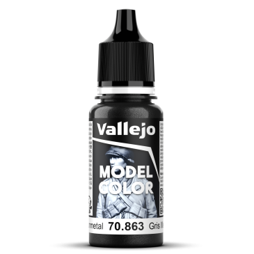 Gun Metal Gris, 18ml Model Color - VALLEJO 70.863