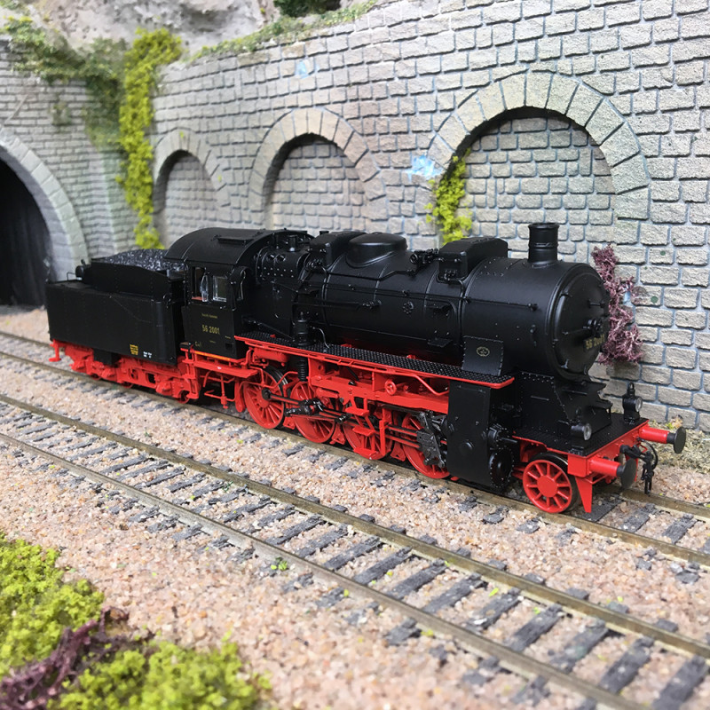 Locomotive à vapeur BR 56.20 de la DRG, Ep II, - Rivarossi HR2891 - HO 1/87