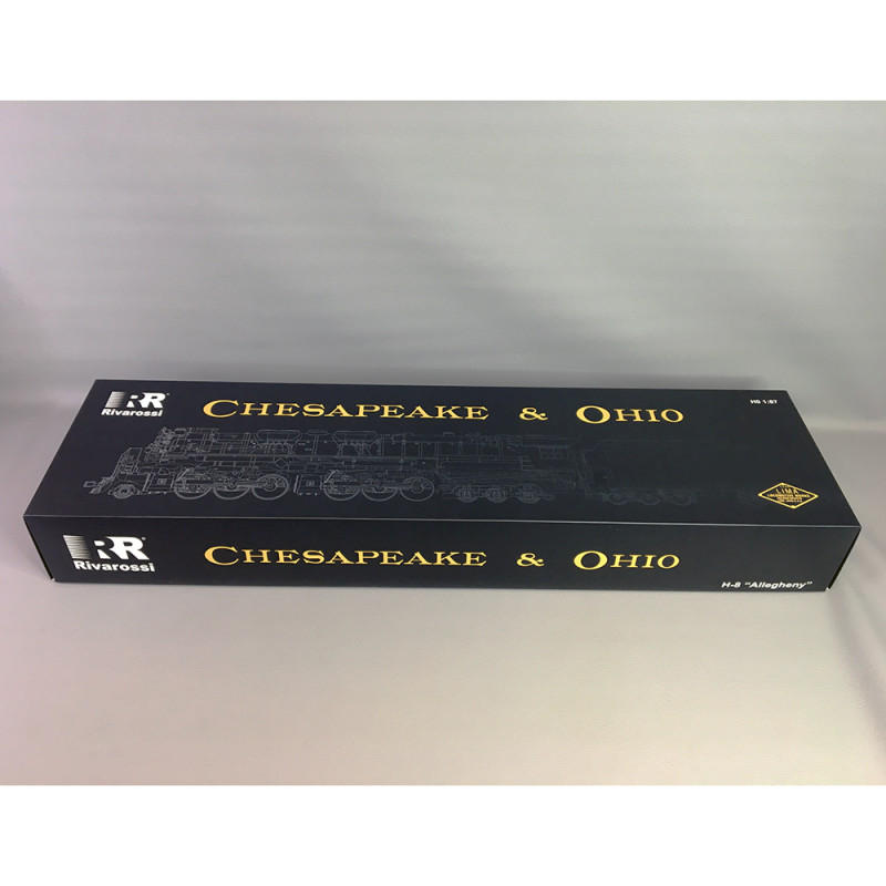 Locomotive à vapeur articulée classe 2-6-6-6 "Allegheny", Cheseapeake & Ohio 1653, DCC - Rivarossi HR2952S - HO 1/87
