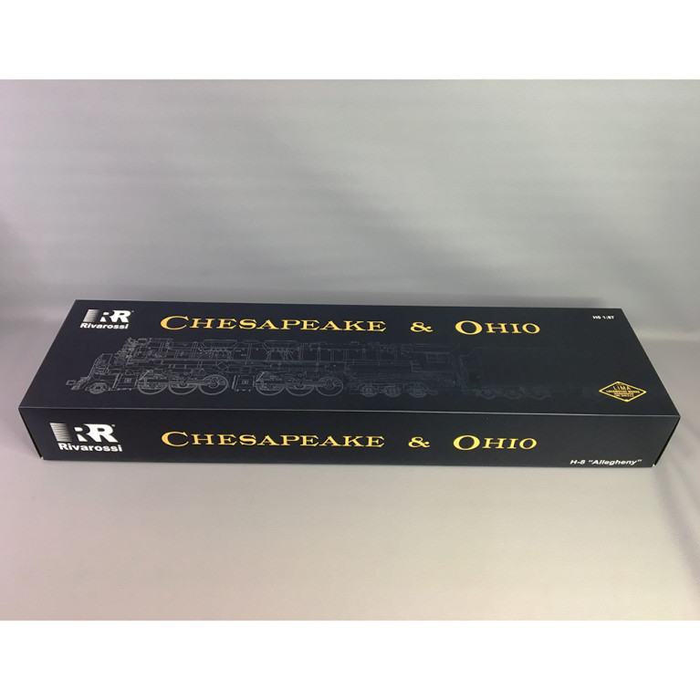Locomotive à vapeur articulée classe 2-6-6-6 "Allegheny", Cheseapeake & Ohio 1653, DCC - Rivarossi HR2952S - HO 1/87