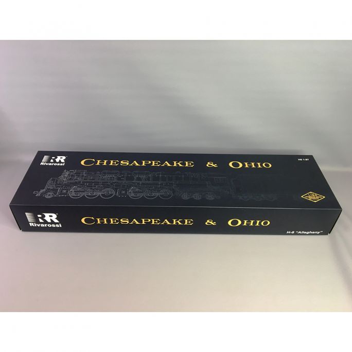 Locomotive à vapeur articulée classe 2-6-6-6 "Allegheny", Cheseapeake & Ohio 1632 - Rivarossi HR2951 - HO 1/87