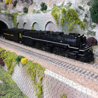 Locomotive Vapeur Rivarossi Classe Allegheny 2-6-6-6 - Chesapeake & Ohio #163