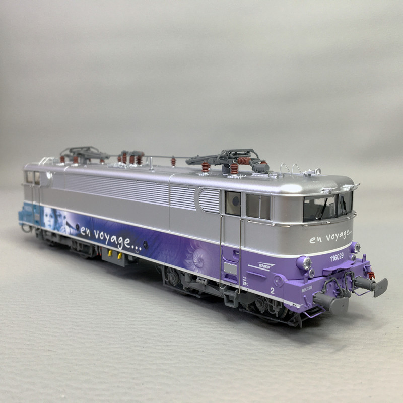 Locomotive électrique BB 16029 livrée "En voyage" Achères SNCF Ep. V/VI, DCC, digital son - REE MB-201 S - HO 1/87