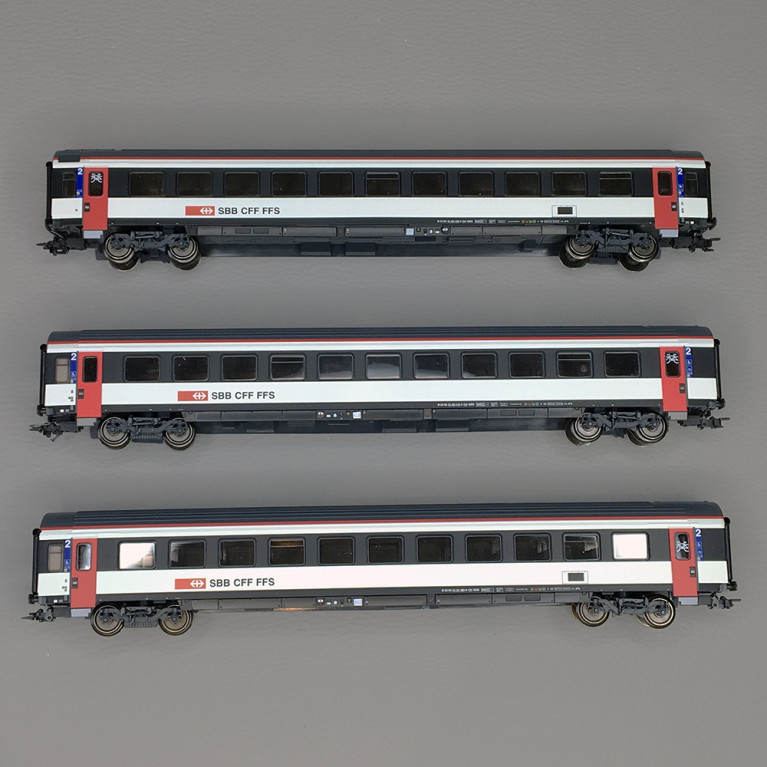 Coffret 3 voitures grandes lignes EW IV B 2nd classe, Ep. VI - Marklin 42153 - HO 1/87